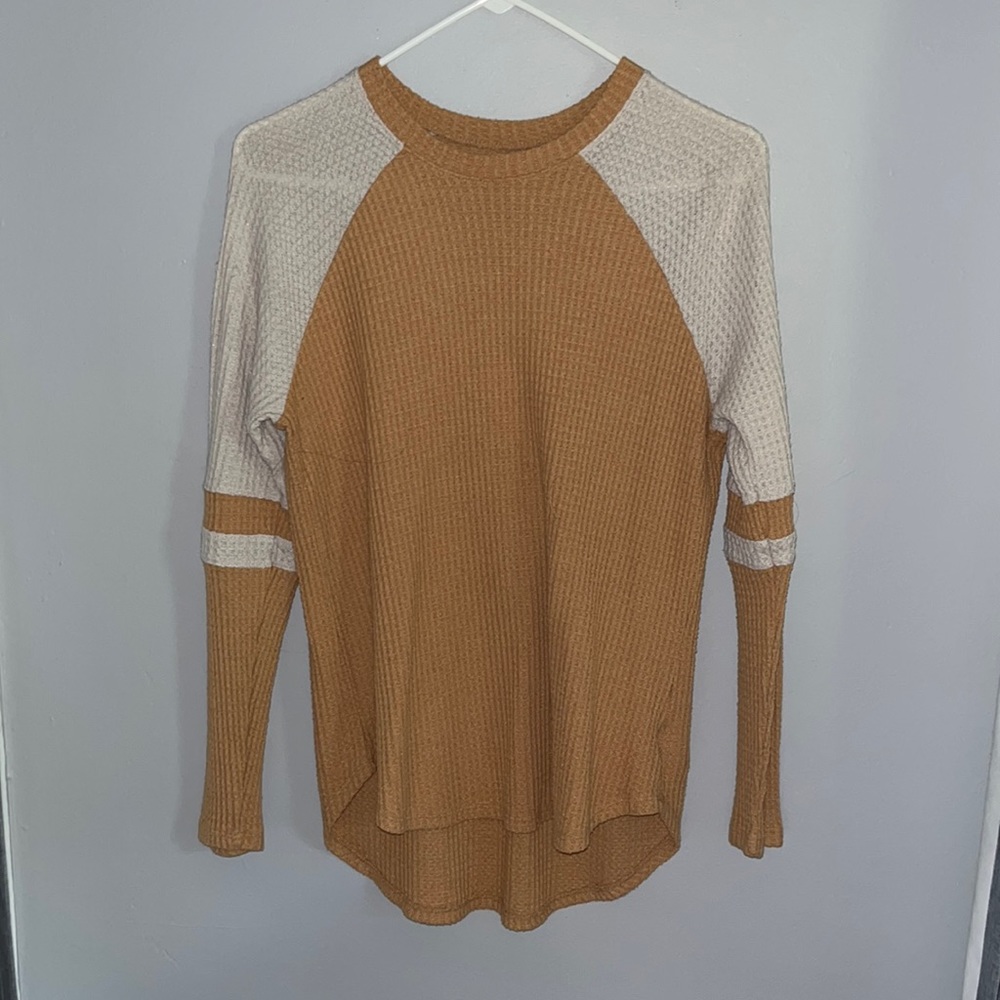 american eagle waffle long sleeve